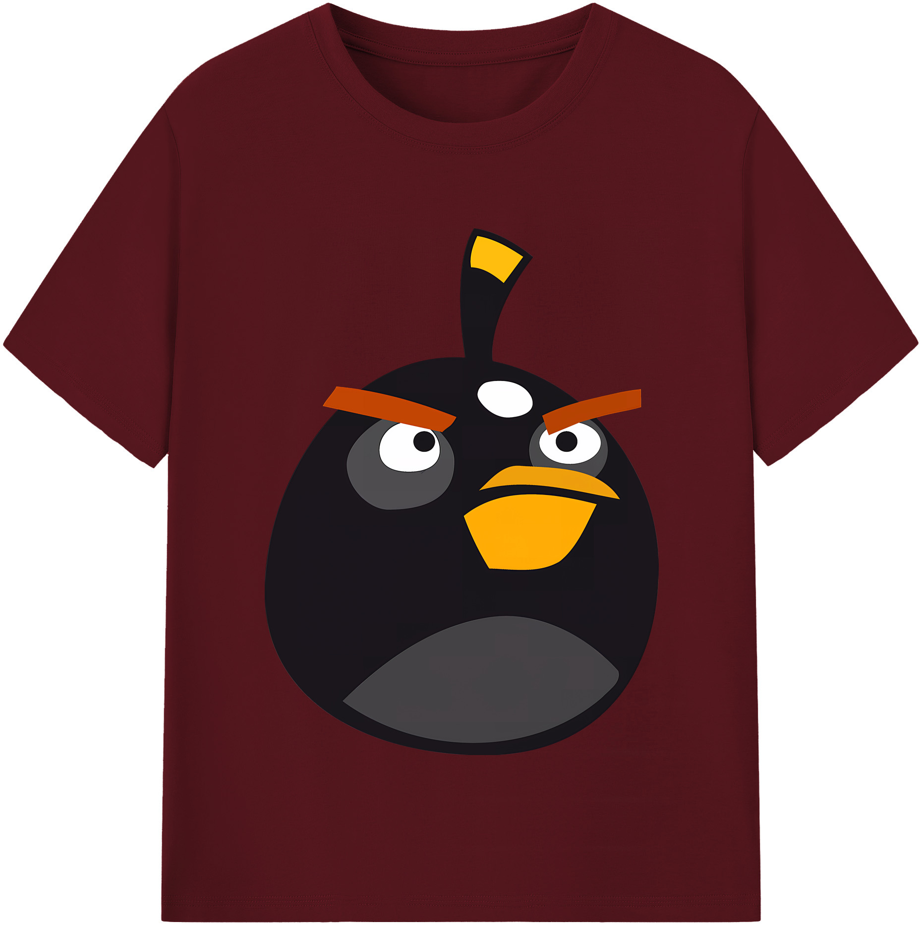 （画像用） Angry Birds アングリーバード 綿100％半袖Tシャツ（フロントプリント）